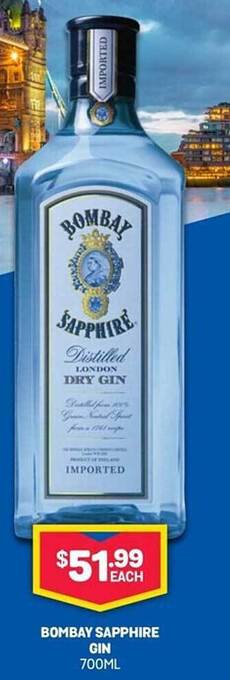 Bottlemart Bombay sapphire gin offer