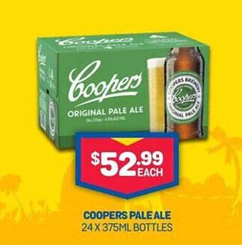 Bottlemart Coopers pale ale offer