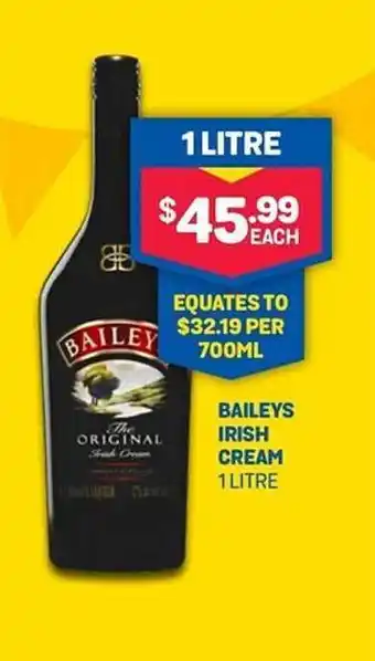Bottlemart Baileys irish cream offer