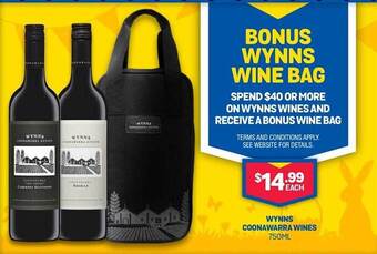 Wynns coonawarra wines