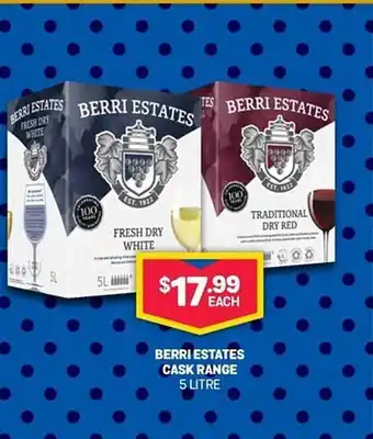 Berri estates cask range