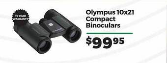 Teds Cameras Olympus 10x21 compact binoculars offer