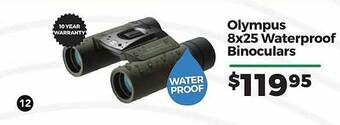 Teds Cameras Olympus 8x25 waterproof binoculars offer