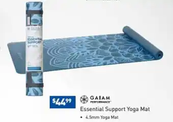 Gaiam essential support yoga mat