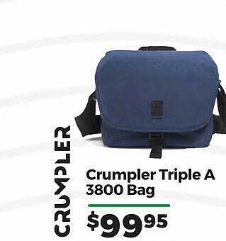 Teds Cameras Crumpler triple a 3800 bag offer
