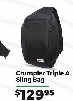 Teds Cameras Crumpler triple a sling bag offer