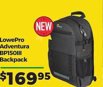 Teds Cameras Lowepro adventura bp150iii backpack offer