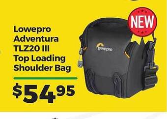 Teds Cameras Lowepro adventura tlz20 iii top loading shoulder bag offer