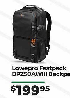 Teds Cameras Lowepro fastpack bp250awiii backpack offer