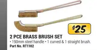 Teng Tools 2 pce brass brush set offer