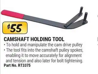 Teng Tools Camshaft holding tool offer