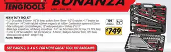 Heavy duty tool kit