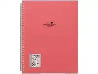Officeworks Aqua Drops A4 Refillable Display Book 10 Pocket Pastel Pink offer
