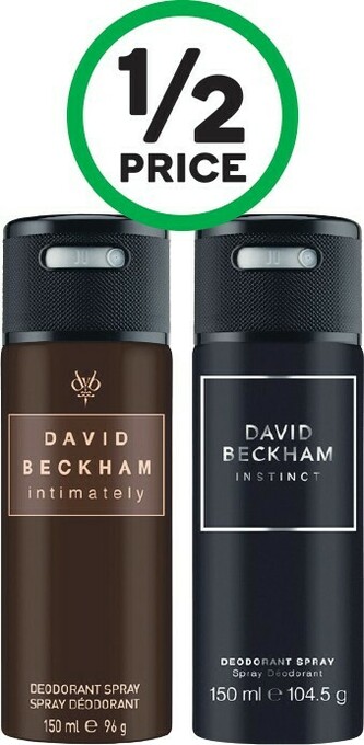 Woolworths David Beckham Body Spray 150ml offer