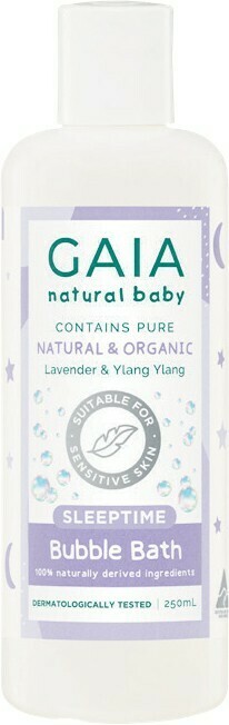 Woolworths Gaia Natural Baby Sleeptime Bubble Bath 250ml offer