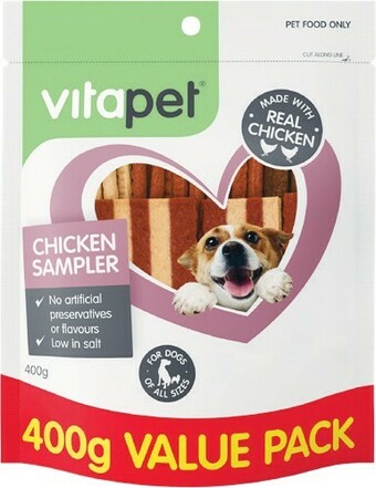 Woolworths Vitapet Jerhigh Variety Dog Treats 400g offer
