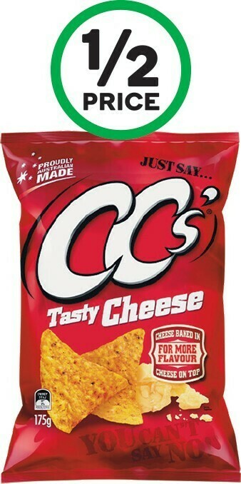 Woolworths Thins or CC’s Corn Chips 175g offer