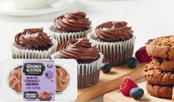 Coles Coles Nature’s Kitchen Vegan Chocolate Cup Cake 2 Pack 130g offer