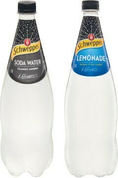 Coles Schweppes Mixers, Soft Drinks or Mineral Water 1.1 Litre offer