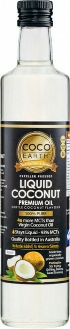 Coco Earth Premium Liquid Coconut Oil 500mL