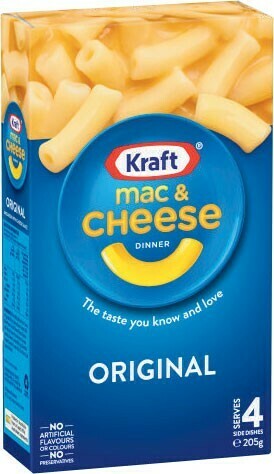 Kraft Mac & Cheese 4 Pack 205g