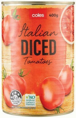 Coles Coles Italian Diced Tomatoes 400g offer