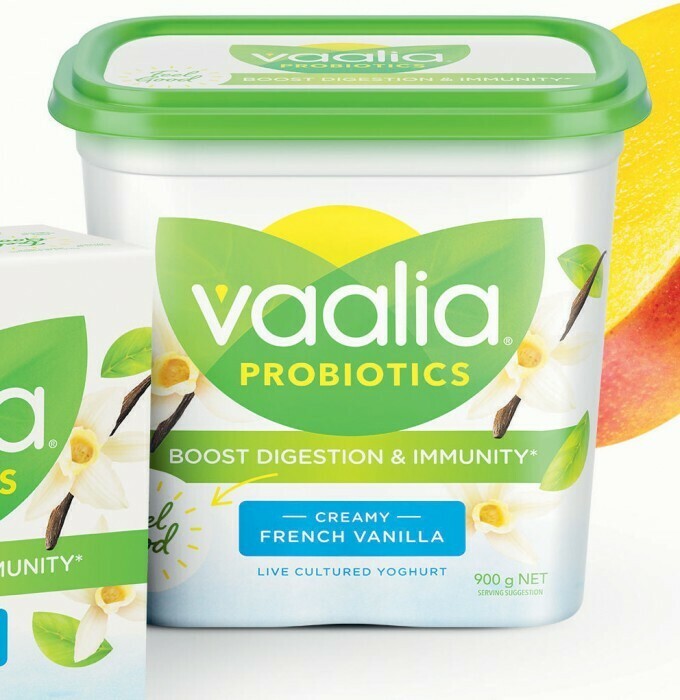 Vaalia Probiotics Yoghurt 900g offer at Coles