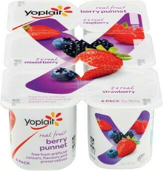 Coles Yoplait Yoghurt 6x160g offer