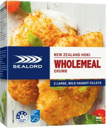Coles Sealord Crumbed Hoki Fillets 280g-300g offer