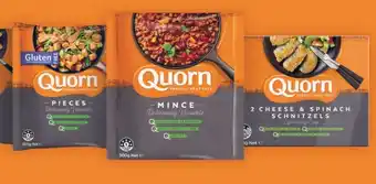 Coles Quorn Meat Free Pieces, Mince or 2 Cheese & Spinach Schnitzels 240g-300g offer