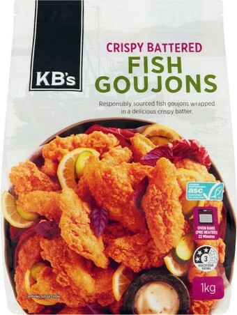 Coles KB’s Crispy Fish Goujons or Battered Bites 1kg offer