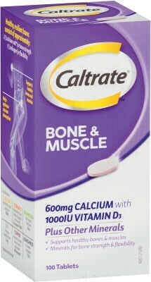Coles Caltrate Bone & Muscle Health Tablets 100 Pack^ offer