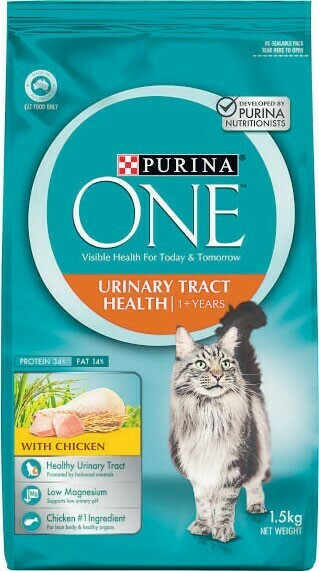 Coles Purina One Dry Cat Food 1.4kg-1.5kg offer