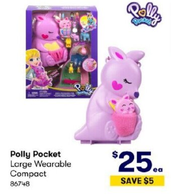 BIG W Polly Pocket Large Wearable Compact offer
