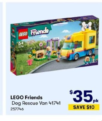 BIG W Lego Friends Dog Rescue Van 41741 offer