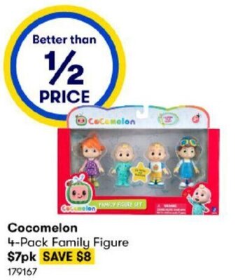 BIG W Cocomelon 4-Pack Family Figure offer