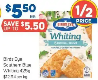 Foodland Birds Eye Southern Blue Whiting 425 offer