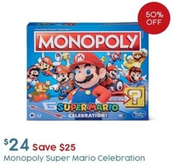 Target Monopoly Super Mario Celebration offer