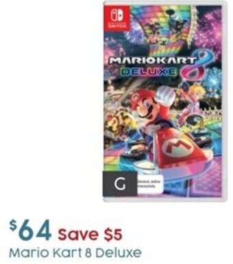 Target Mario Kart 8 Deluxe offer