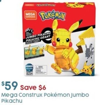 Target Mega Construx Pokémon Jumbo Pikachu offer