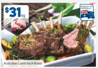 Foodland Australian lamb Rack Roast offer