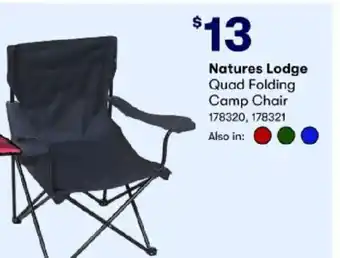 Natures Lodge Quad Folding Camp Chair