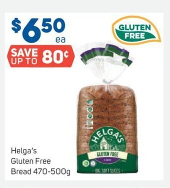 Foodland Helga's gluten free bread 470-500g offer