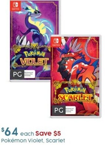 Pokémon Violet, Scarlet