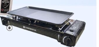 BIG W Campmaster Double Burner Butane Stove with Steel Plate offer