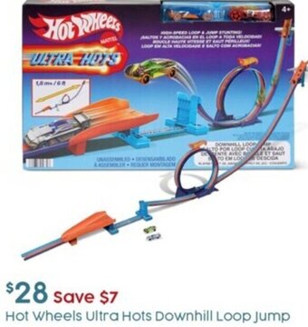 Target Hot Wheels Ultra Hots Downhill Loop Jump offer