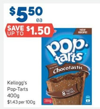 Foodland Kellogg's Pop-Tarts 400g offer