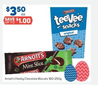Foodland Arnott's Family Chocolate Biscuits 160-250g offer