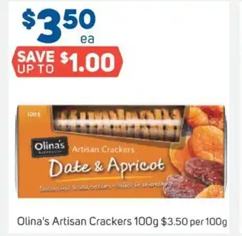 Olinas Artisan Crackers 100g