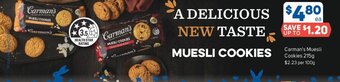 Foodland Carman's Muesli Cookies 215g offer